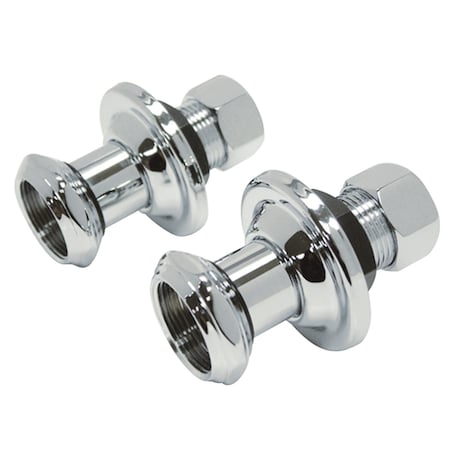 1-3/4 Wall Union Extension, Polished Chrome